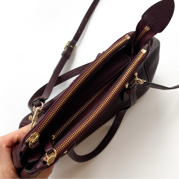 Coach Brown Leather Satchel with Gold Hardware 57132E - Picture 3 of 10